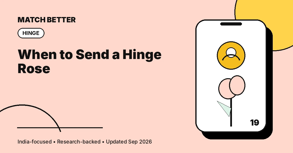 Illustration of a Hinge Rose moving a profile to the top of Likes